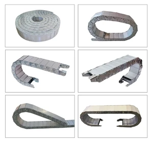 Customizable Heavy-Duty Flexible Stainless Steel Cable for Drag Chain with Shield Optimal Machine Tool Protection