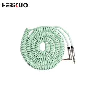 OEM Custom HEBIKUO PX001 Electric Guitar Cable Wire 5m Audio Cable Factory Wholesale Instrument Accessories for Electric Guitar