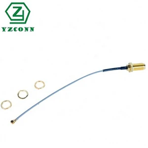 YZlink Professional Manufacturer Wire Loom Antenna Cable Wiring Harness RF Flexible Pigtail Cable Assembly