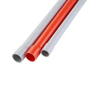 Tongyuan 20mm 25mm 32mm 40mm PVC Plastic Cable Conduit Export Electrical Wiring Tubing Custom New Energy Pipe Flaring