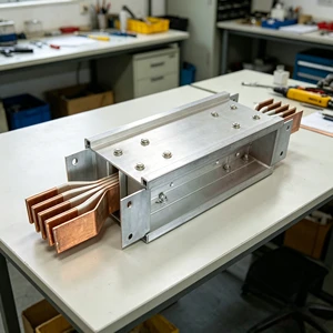 HTMC Low Voltage Air Insulated Compact Type Busway 400A-1600A Aluminium Alloy Shell Copper Wire IP68 Rated Factory Direct