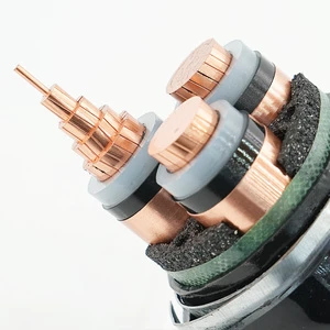 Construction Power Distribution Medium Voltage 8.7/15KV 26/35KV XLPE Insulated PVC Jacket Armored Copper Conductor Power Cable