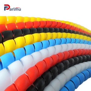 Various Sizes Polyethylene Spiral Wrap Sleeves Cable Spiral Hose Band Spiral Cable Wrap