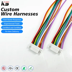 Custom 1.25mm Pitch JST GH SH Connector Wire Harness 2 4 6 8 10 Pin Female Cable Assembly For PCB Board Electronics
