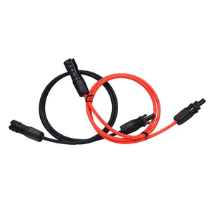 High-Temperature Resistant PV Extension Cable for Solar Panels PTFE Insulation Solar Panel Extension Wire Wiring Harness