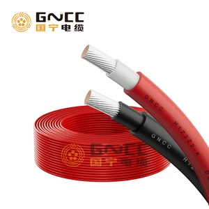 XLPO Stranded Copper Solar Wire UV Resistant HIZ2Z2-K Solar Pv Cable DC1500V 4mm2 6mm2 25-Year Lifespan for Solar Panels