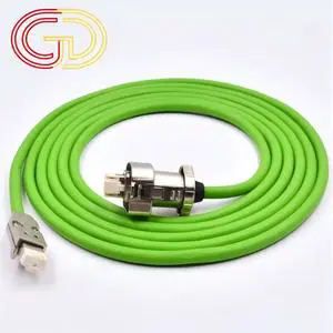 Siemens MOTION-CONNECT 500 Cable 6FX5002-2CA31-1BA0 10m Encoder Signal Wire for SINAMICS S120 1FK7 Servo Motor Connection
