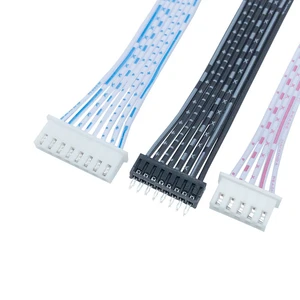 Wire Harness Xh2.54 Terminal Cable 2/3/4/5/6/10P Red Blue Black and White Dupont Single Head Tinned Wiring Harness Wholesale