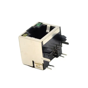 Led Connector RJ45 8p8c Network Connector Female PCB Connector