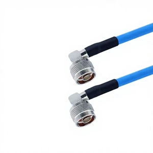 Wayiii High Precision RG402 Spiral Shielded Silver Plated Copper RF Coaxial Cable Assembly 50 Ohms 12GHz Semi-Rigid N Male