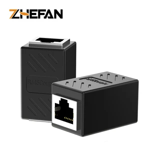 Shielded Rj45 Coupler Network Ethernet Extender Cable Adaptor 8p8c Modular Jack Connector Rj45 8p8c Adapter
