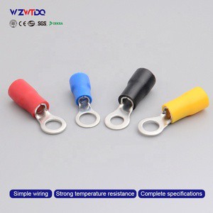 Supply Industry Cable O-Shaped Connector Ferrule Quick Wiring Round Electrical RV Wire Crimp Cold Pressed Brass RingTerminal Set