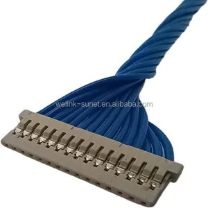 HRS Original 1.25mm Pitch DF14-15S-1.25C +DF14-2628SCFA+Linksunet UL3302-26AWG Customization of Halogen-free Wire Harness