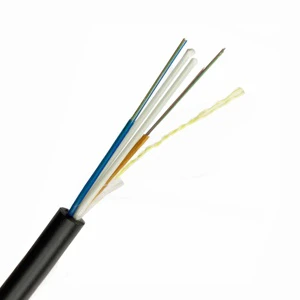 ASU Mini ADSS 2 4 6 8 12 24 Core 2 Loose Tube FRP Span 50 80 100M Aerial Outdoor Fiber Optic Cable