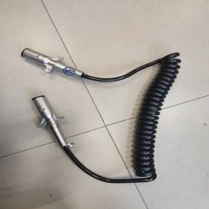 Vit Heavy-duty Vehicle Coiled Trailer 7-core ABS Cable Automotive Parts New Telescopic Spiral Wire Replacement/Repair
