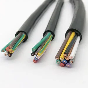 Top Rated Copper Conductor RVV PVC Coated Cable 300/500V Anti-Corrosion Wear Resistant for Construction Site Circuits
