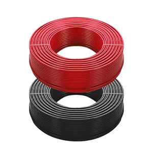 Irradiated PVC Solar Photovoltaic Heating Cable Tin-Plated Copper 6AWG-16AWG Solid IP65 1KV/0.6KV 125C Building Industrial