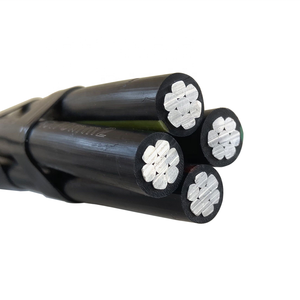 Pre-Assembled and Twisted Cable Vultylene 3X70+1X54.6 +2X16 Mm2 Torsade Aluminum OEM, ABC Pre-assembled