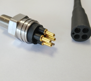 Seacon IP69K Circular Micro 4PIN Male Bulkhead ROV Subconn 316L Subsea Underwater Cable Connector