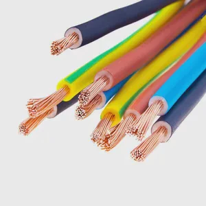Hot Selling Single Core Copper PVC House Wiring Electrical Cable BV Bvr Insulation Material Power Bare Type Building Application