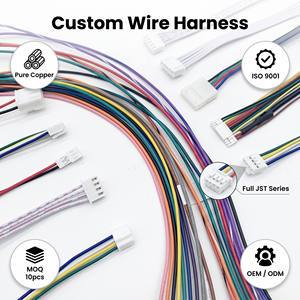 Custom JST Wire Harness Cable Assembly SH GH ZH PH XH Micro Connector OEM Manufacturer MOQ10pcs Small Batch