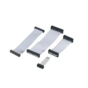 2651 Gray Flat Ribbon Cable IDC Connector Wire Harness For Home Appliance Use Pure Copper Conductor PVC Insulation Electronic