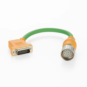 M23 to D-Sub Servo Motor Encoder Signal Feedback Cable Industrial Automation Motion Compatible With Siemens 6FX5002-2CC11-1AD0