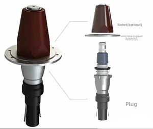 35kV/Inter-Cone Plug-In Termination 35kv Inner Conical Plug-in Terminal 27.5kv Railway Cable Accessory