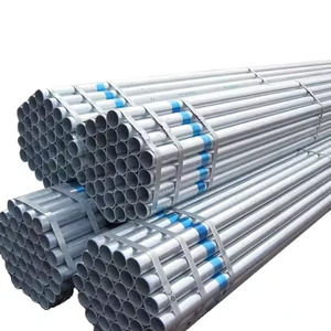 Hot Dipped Galvanized Scaffolding Pipe Construction Buildings Galvanized Steel Tube ERW API JIS Certified 6m 12m Cutting Welding