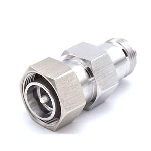 N Female 4.3/10 Male RF Adapter 50ohm Impedance Brass Copper Contacts 1P Product Cable Connector