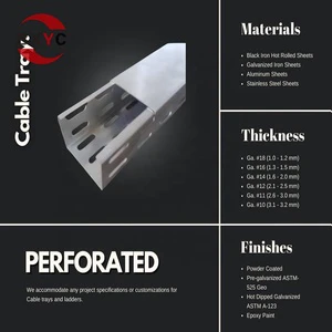 SS304 Cable Tray for High Humidity Project Corrosion Resistant and Durable Material