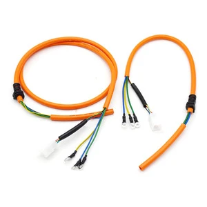 Customized Electric Tricycle Brushless Motor Wire Harness High Temperature Resistant 2.5 6 Square Meters Eight Core Wire for
