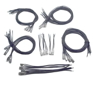 Custom 17AM Thermal Protector Wire Harness for Home Automation 10A 0-250V 55-180C Temperature Controlled Switch Cable Assembly