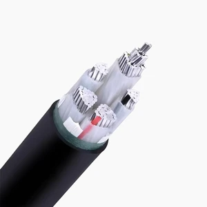 600/1000V AL/XLPE/PVC Aluminium Low Voltage IP67 Rated Underground Power Cable IEC 60502 for Industrial Building Construction