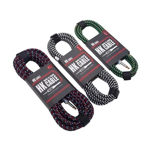 Wholesale Instrument Accessories Braided Hi-fi 3 Meter Guitar Audio Wire Cable