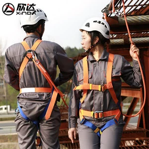 Xinda Full Body Safety Harness Five Point Industrial Work Belt For High Altitude Construction Electrician Use