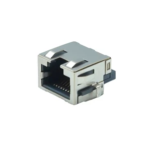 HAXN 8103 8P8C 1X1 TAB up W/Shield W/O LED Stable Performance RJ45 Female Connector Ethernet Connectors