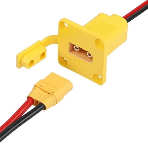 0.3M 12AWG XT60 Panel Plug Charging Cable outdoor energy storage power supply mobile portable power station charging cable