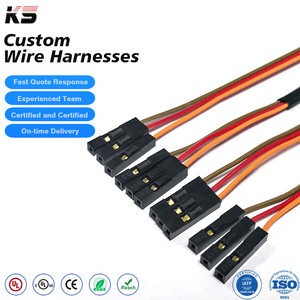 Custom DuPont Connector Plug Jumper Wire 2.54 Length 85mm Wiring Harness Flat Cable