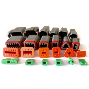 Customized Auto Truck Trailer Wiring Kits Types Deutsch Connectors Receptacle DT04-2P DT06-3S DT04-3P DT06-4S DT04-4P DT06-6S