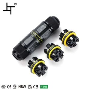 IP68 Nylon PA66 High-quality Waterproof Cable Connector M20 Waterproof Straight Wire to Wire Connector for Outdoor Lighting