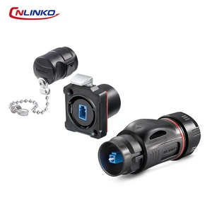CNLINKO BD24 Plastic Industrial Waterproof Cable Panel Mount Connector