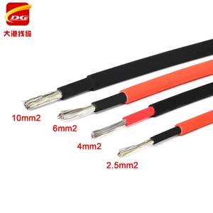 1000V/1500V Solar PV Cable 4MM/6MM/10MM/16MM XLPE/XLPO DC Solar Panel Wire Cable for Photovoltaic Battery Power Systems