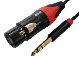 6.35mm Mono(dual Channel)/M to Canon M Audio Cable, Professional Cord for Microphone, Mixer, Guitar, Amplifier,Keyboard