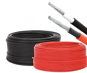 H1z2z2-K Flame Retardant Ce Red Black 4mm2 6mm2 Tinned Copper Inverter Dc Battery PV Solar Cable