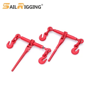 Heavy Duty Chain Binder 1/2 -5/8 G70 Heavy Haul 13000lbs Ratchet Chain Load Binders US Type Ratcheting Binder For Tie Down