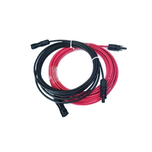 Sustainable Energy Cable Assemblies for Solar Array Industrial Wiring Connectors Tinned Copper Extension Cable Solar System