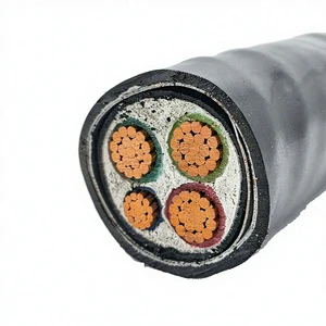 VV22 1.8/3kV Copper Core PVC Insulated Steel Tape Armoured PVC Sheathed Power Cable for Construction and Underground Laying