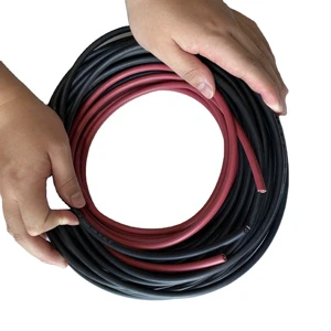RPVU90 solar photovoltaic wire cable renewable energy project 2000 Volt aluminum household solar cable 2x6mm