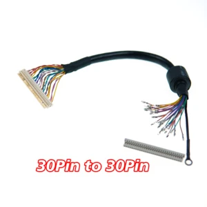 JAE FI X30HL to FI X30S 1.0mm Pitch 30Pin Signal Wire Harness with High Frequency Anti Interference Ferrite Core